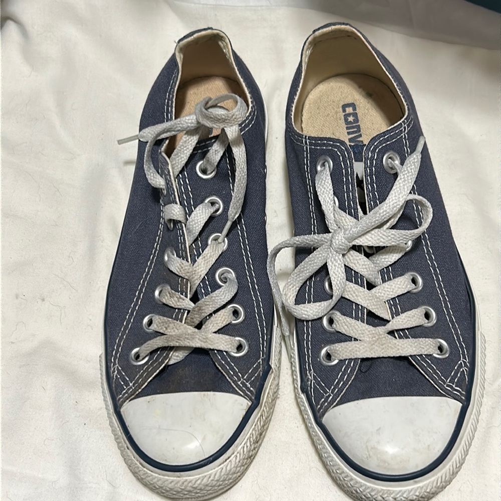 Converse “Chuck Taylor” All Star Low Top, Unisex sizes-Blue/Grey color